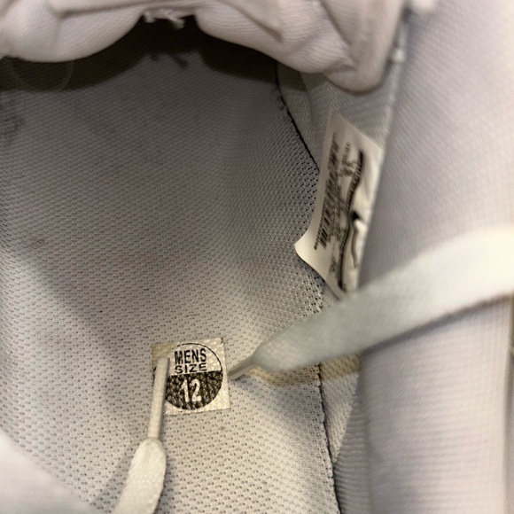 Nike Air Force 1 White and Gray Shoes - Picture 7 of 8